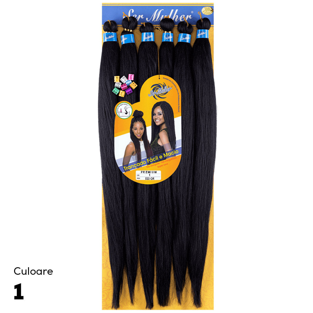 Super Jumbo Premium, culoare 1, 75cm, 522g