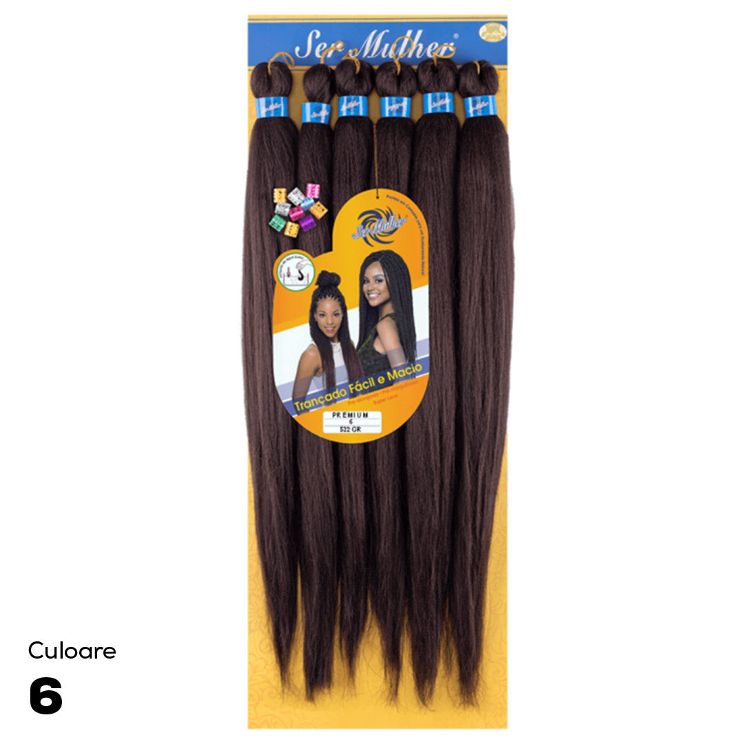 Super Jumbo Premium, culoare 6, 65cm, 522g